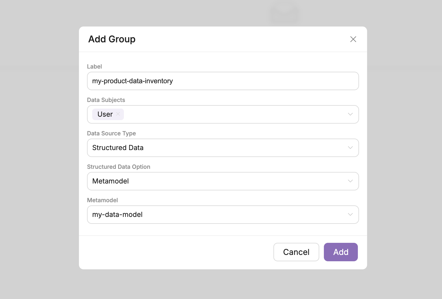 Data Inventory